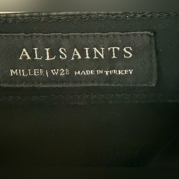 All Saints Grace Leopard Print Cropped Skinny Jeans, Bronze, Size 28, NWOT - Picture 7 of 9